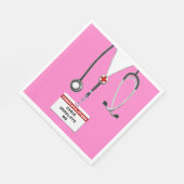 Proefpartij voor de opleiding van medische faculte servet (Hoek)