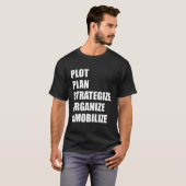 Proefplan Strategiseren Organiseren Mobiliseren T-shirt (Voorkant volledig)