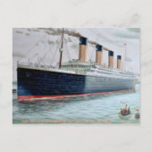 Proefproeven met zee van RMS Titanic Briefkaart (Voorkant)