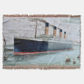 Proefproeven met zee van RMS Titanic Deken (Voorkant)