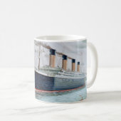 Proefproeven met zee van RMS Titanic Koffiemok (Voorkant rechts)