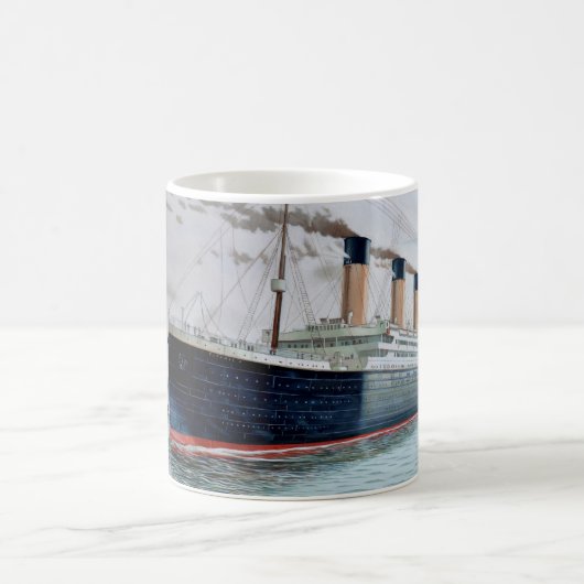 Proefproeven met zee van RMS Titanic Koffiemok (Center)