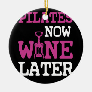 Proefprogramma's nu Wine-later-workout-gym Keramisch Ornament