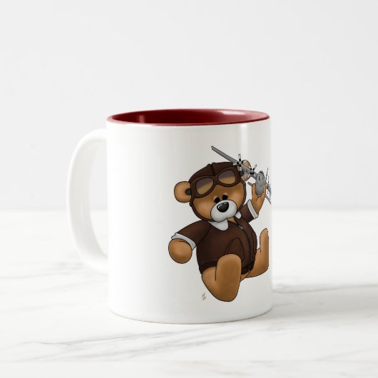 Proefproject Beer Koffie-Mok Tweekleurige Koffiemok (Voorkant links)