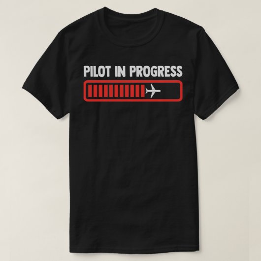 Proefproject in uitvoering Funny Future Pilot Avia T-shirt (Design voorkant)