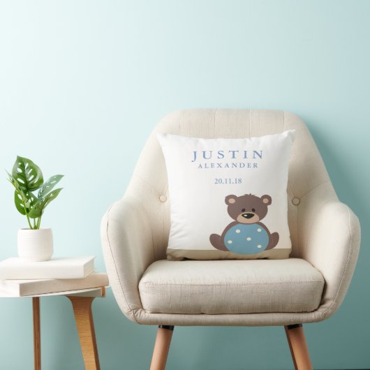 Proefproject van de geboorte van Teddy Bear Kussen (Stoel)