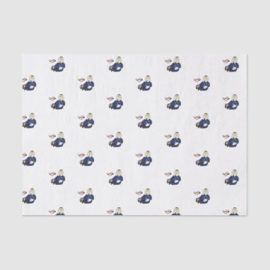 Proefproject voor decoratief weefselpapier tissuepapier (Voorkant)