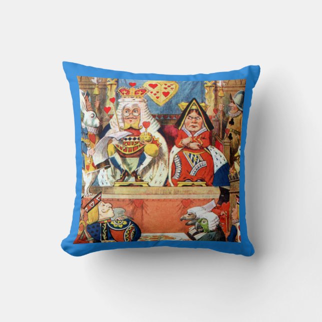 Proefproject voor het hart van Wonderland Kussen (Voorkant)