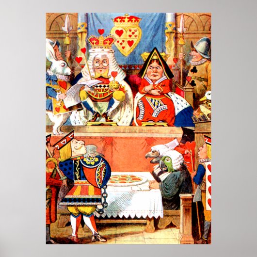 Proefproject voor het hart van Wonderland Poster (Voorkant)