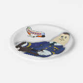 Proefproject voor papieren borden papieren bordje (Gekanteld)