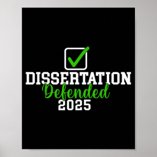 Proefschrift verdedigd 2025 voor phd edd doctoraat poster
