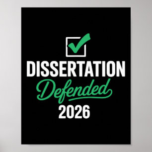 Proefschrift verdedigd 2026 Voor Phd Edd doctoraat Poster
