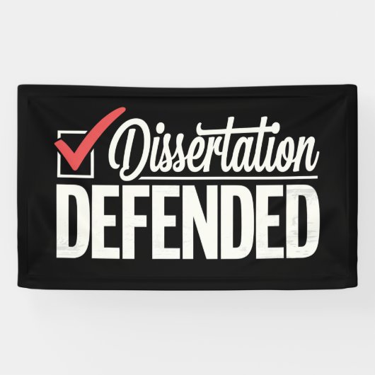 Proefschrift Verdedigd PhD Afgestudeerd Afstuderen Spandoek (Horizontaal)
