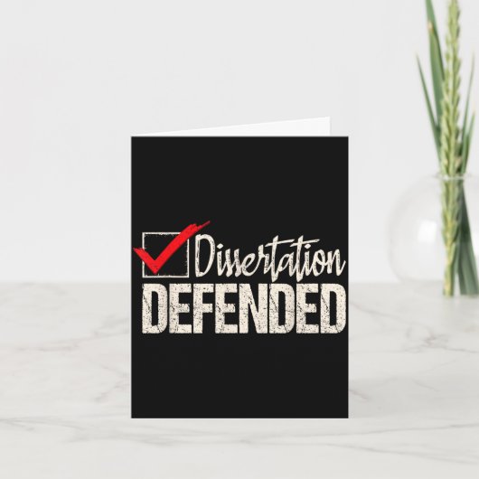 Proefschrift verdedigd - phd afgestudeerd dr. kaart (Voorkant)