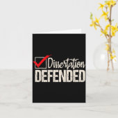 Proefschrift verdedigd - phd afgestudeerd dr. kaart (Gele Bloem)