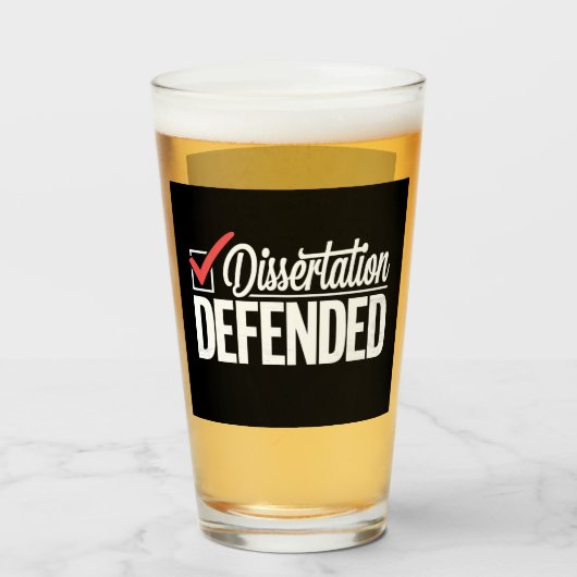 Proefschrift Verdedigd Promovendus Afstuderen Glas (Voorkant gevuld)