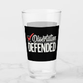 Proefschrift Verdedigd Promovendus Afstuderen Glas (Voorkant)