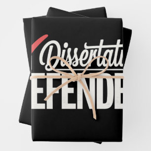 Proefschrift Verdedigd Promovendus Afstuderen Inpakpapier Vel
