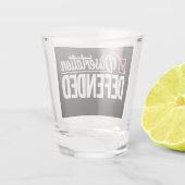 Proefschrift Verdedigd Promovendus Afstuderen Shot Glas (Achterkant)