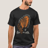 Proefster Native American Job Lube-technicus T-shirt (Voorkant)
