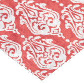 Proeftribale stammen van rode en witte vodderikken korte tafelloper (Hoek)