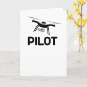 ProefUAV UAS van de hommel Onbemand LuchtVoertuig Kaart (Gele Bloem)