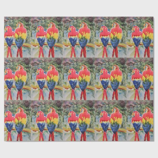 Proeven in het regenwoud cadeaupapier (Vlak)