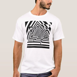 Proeven met driehoeken Casino-verlichting T-shirt