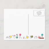 Proeven voor briefkaart van wijnliefhebbers, grijs (Achterkant)