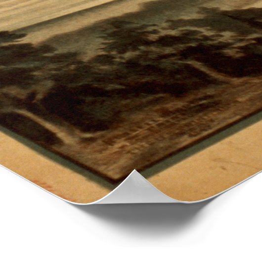 Prof. GLASGOW-ballonparachute VAUDEVILLE Poster (Hoek)