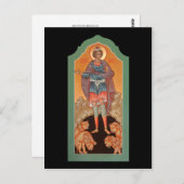 Profeet Daniel in de Lions Den Prayer-kaart Briefkaart (Voorkant / Achterkant)