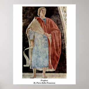 Profeet. Door Piero Della Francesca Poster