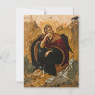 Profeet Elia Orthodoxe Christelijke Icoon Briefkaart
