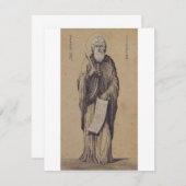 Profeet Elia Vader van Karmelieten (Voorkant / Achterkant)