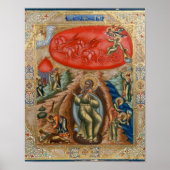 Profeet Elijah Orthodoxe Christelijke Icon Print (Voorkant)