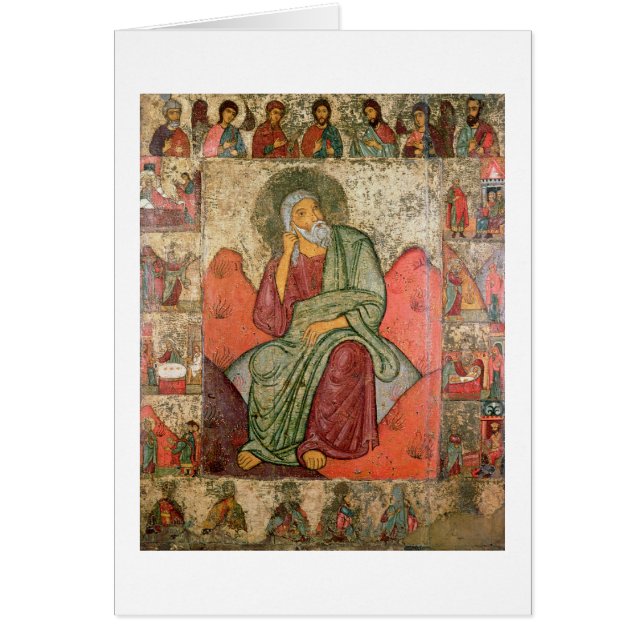 Profeet Elijah, Pskov School (panel) (Voorkant)