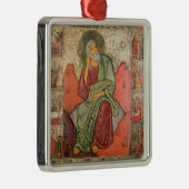 Profeet Elijah, Pskov School (panel) Metalen Ornament (Rechts)