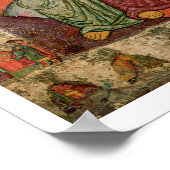 Profeet Elijah, Pskov School (panel) Poster (Hoek)