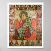 Profeet Elijah, Pskov School (panel) Poster (Voorkant)