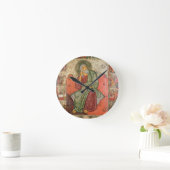 Profeet Elijah, Pskov School (panel) Ronde Klok (Huis)