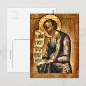 Profeet Elisa Orthodox Christelijk Icoon Briefkaart (Voorkant / Achterkant)