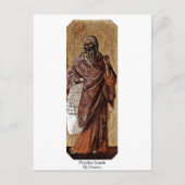 Profeet Isaiah van Duccio Briefkaart (Voorkant)