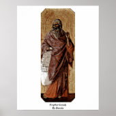Profeet Isaiah van Duccio Poster (Voorkant)