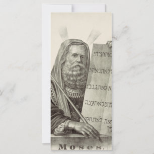 Profeet Mozes met de tabletten van de wet
