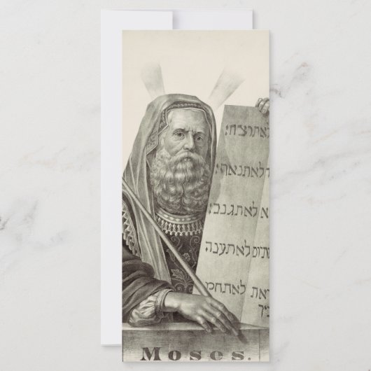 Profeet Mozes met de tabletten van de wet (Voorkant)