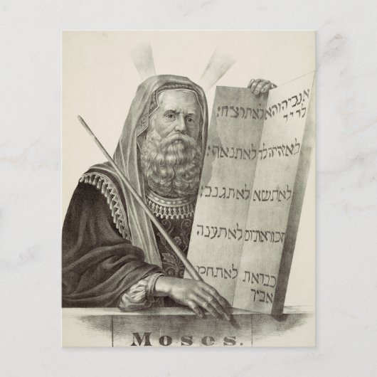 Profeet Mozes met de tabletten van de wet (Voorkant)