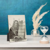 Profeet Mozes met de tabletten van de wet Fotoplaat (Zijkant)