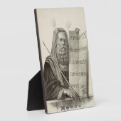 Profeet Mozes met de tabletten van de wet Fotoplaat (Zijkant)