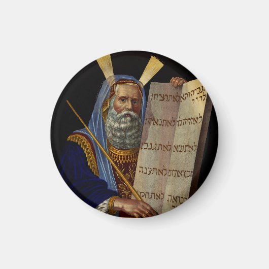 Profeet Mozes met de tabletten van de wet Magneet (Voorkant)