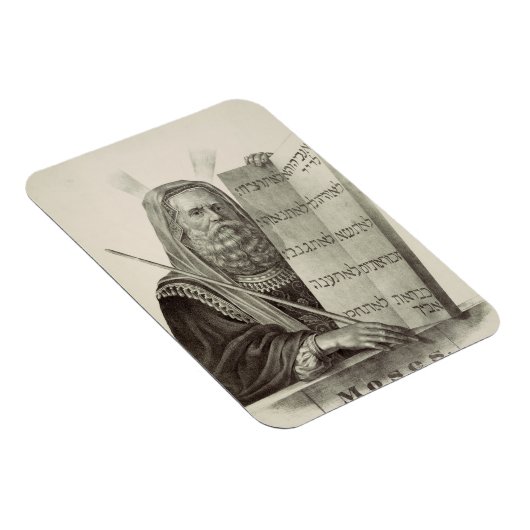 Profeet Mozes met de tabletten van de wet Magneet (Rechterzijde)